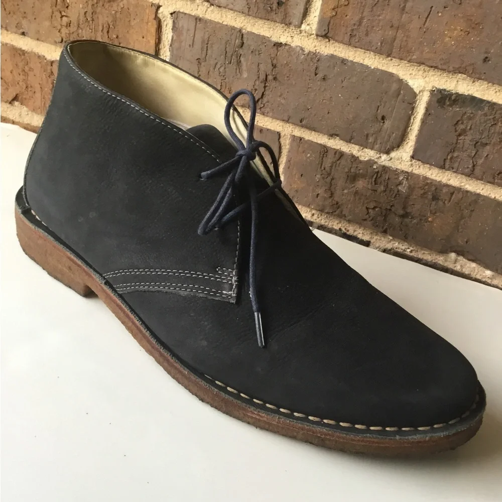 Johnston & Murphy Black Men's Chukka Boots